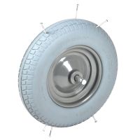 M-800-CT 15 LEKVRIJ KRUIWAGENWIEL MET STALEN VELG