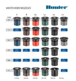 Hunter vaste hoek nozzle 2H-180° bruin