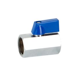 Kogelkraan mini zeskant 1/8" bi. x bi.dr.
