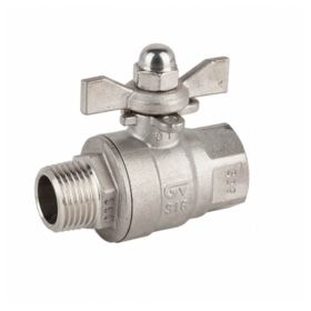 Genebre RVS 316 kogelkraan 1"
