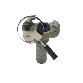 Snelkoppeling RVS 304, 3/4" slangtule