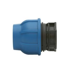 PE klemkoppeling, einddop 63 mm PN16, type 921
