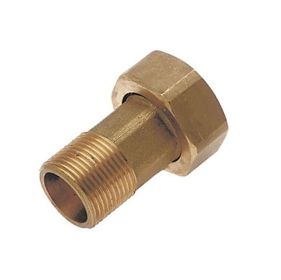 Messing 2/3 koppeling 1 1/4" bu.dr. x 1 1/2" bi.