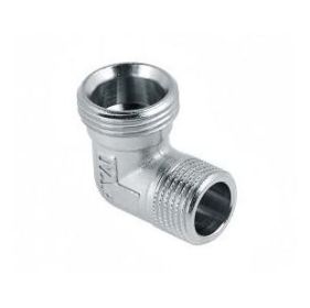 90°, 1/2" x 3/4", bu.dr.