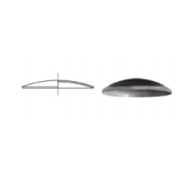Stalen bol lasdeksel / blind schijf 88,9 mm