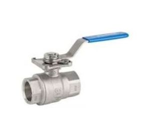 Kogelkraan RVS, 2" bi. x bi.dr.