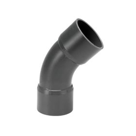 Bocht PVC-U 45°, 75 x 75 mm, M x M