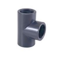 T-stuk PVC-U 90°, 3" x 1 1/4" bi.dr.