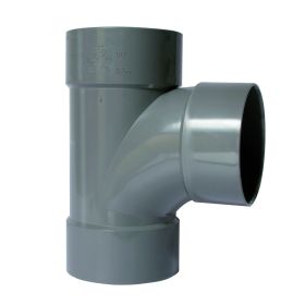 PVC Lijm T-stuk 125 x 75 mm