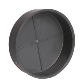 PVC Lijmafsluitkap 125 mm, SN4, grijs