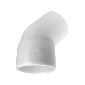 PVC Lijmbocht 32 mm, 45°,M/S, wit