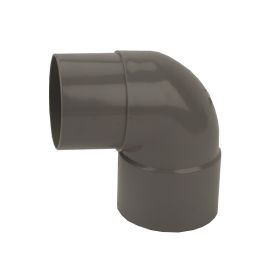 RWA lijmbocht 70 mm 90° M/VSE grijs