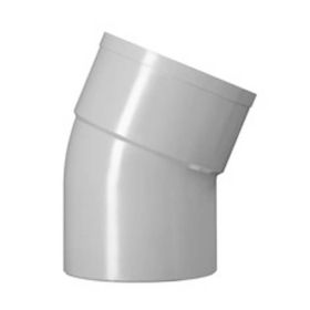 RWA lijmbocht 80 mm 22,5° M/S wit