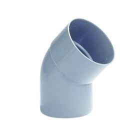 RWA lijmbocht 80 mm 45° M/S wit