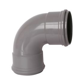 PVC buitenriolering bocht 160 mm, 88°, M/M, SN4