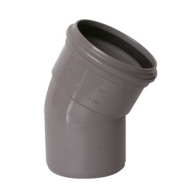 PVC buitenriolering bocht 315 mm, 30°, M/S, SN8