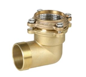 Knie 90°, 75 mm x 2 1/2" BSP bu.dr.