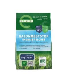  Ecotop Gazonmeststof BIO 5KG: 9-3-3 + 3MgO